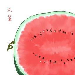 吃瓜 插画头像,趣味横生的视觉盛宴